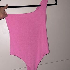 Soft like butter pink body suit